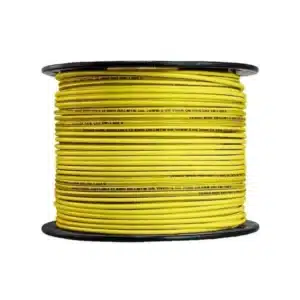 سلك نحاس من مسك - 450/750 فولت - طول اللفه 500 قدم - AWG/THNN AWG12/PVC - اصفر