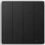 مفتاح رباعي يانا - بحره-اسود G4-1W - SWITCH-YT10401.MB